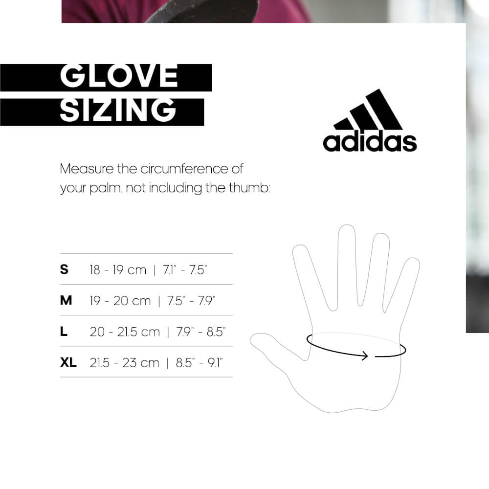 ถุงมือ Essential Adjustable ADIDAS ADGB-12413-NL สีแดง ไซส์S